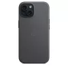 Apple FineWoven Case mit MagSafe iPhone 15 Schwarz