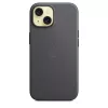 Apple FineWoven Case mit MagSafe iPhone 15 Schwarz