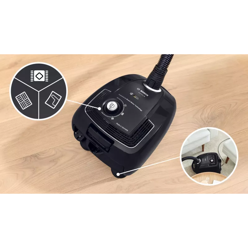 Bosch Serie 4 BGB38BA1 Staubsauger 4 L Bodenstaubsauger Trocken 600 W Staubbeutel