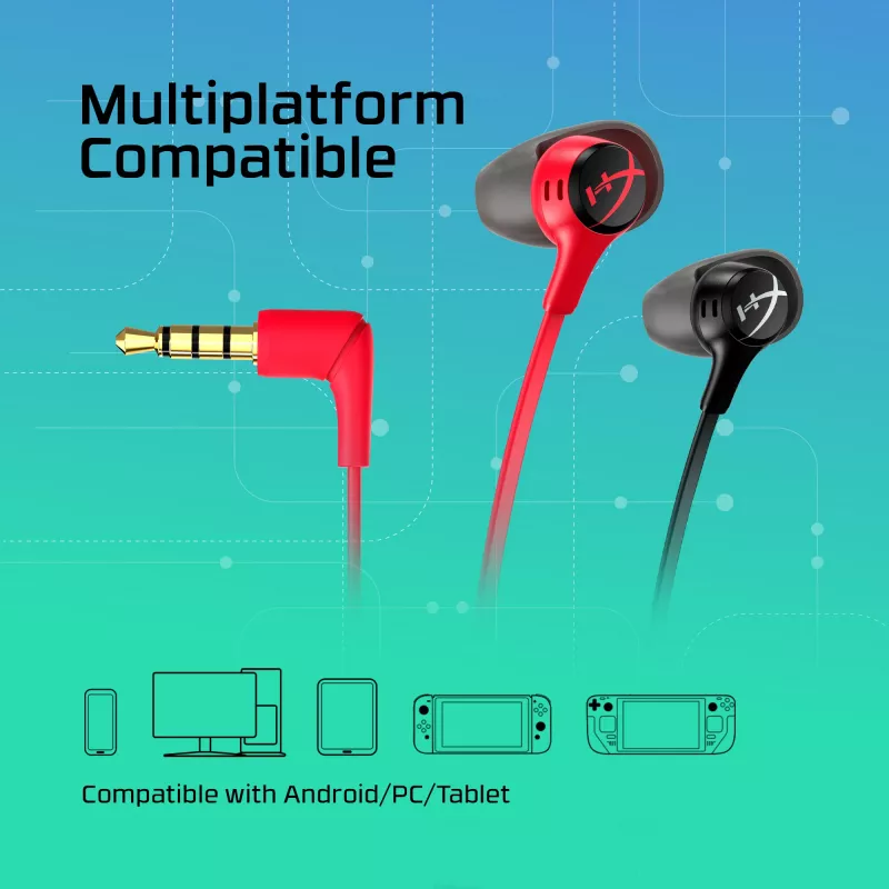 HyperX Cloud Earbuds II Schwarz