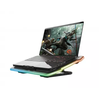 Trust GXT 1126 Aura Laptop-Kühlpad 43,2 cm (17 Zoll) 700 U/min Schwarz