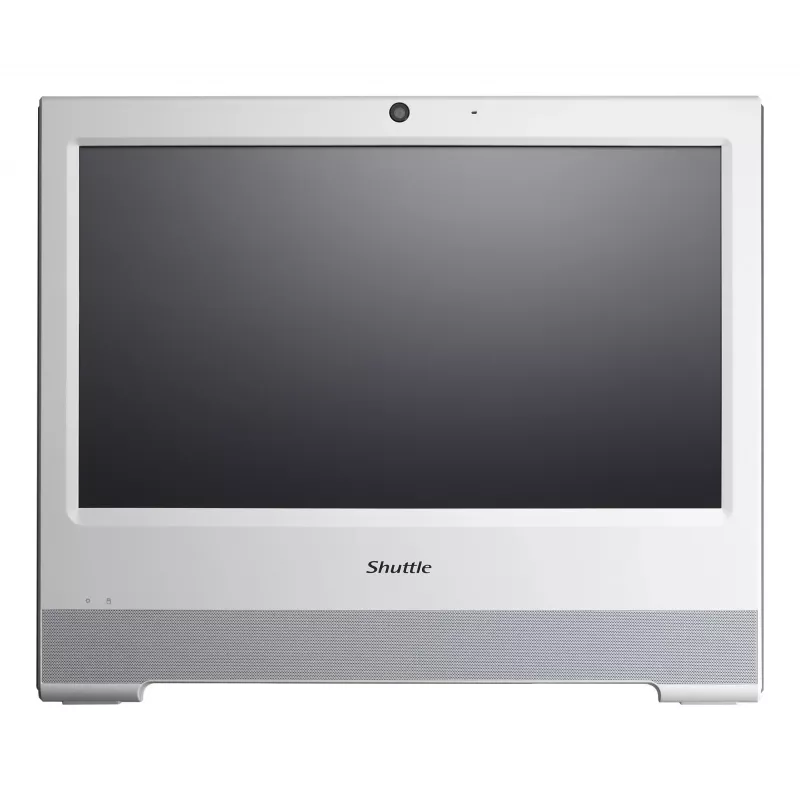 Shuttle XPC X50V9 All-in-One-Barebone, 15,6-Zoll-Touchscreen 1366×768, Intel Celeron 7305, WLAN, LAN, HDMI, 90 W, ohne Betriebssystem, weiß