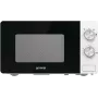 Gorenje Mikrowelle MO17E1W, Tischgerät, Solo-Mikrowelle, 17 L, 700 W, integriertes Display, LED