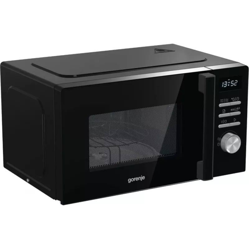 Kombinationsmikrowelle Gorenje MO20A4BH — 20 L, 800 W, schwarz, 5 Leistungsstufen