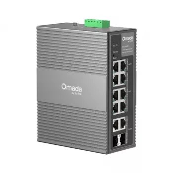 TP-Link Omada 10-Port Gigabit Industrial Easy Managed Switch mit 6-Port PoE+ und 2-Port PoE++