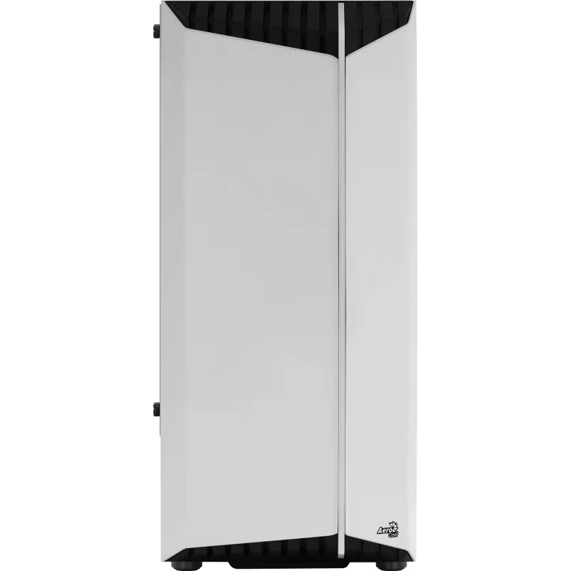 Aerocool Bionic V2 Midi-Tower PC-Gehäuse, ATX / micro ATX / Mini-ITX, gehärtetes Glas, RGB, Weiß