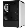 Aerocool Bionic V2 Midi-Tower PC-Gehäuse, ATX / micro ATX / Mini-ITX, gehärtetes Glas, RGB, Weiß