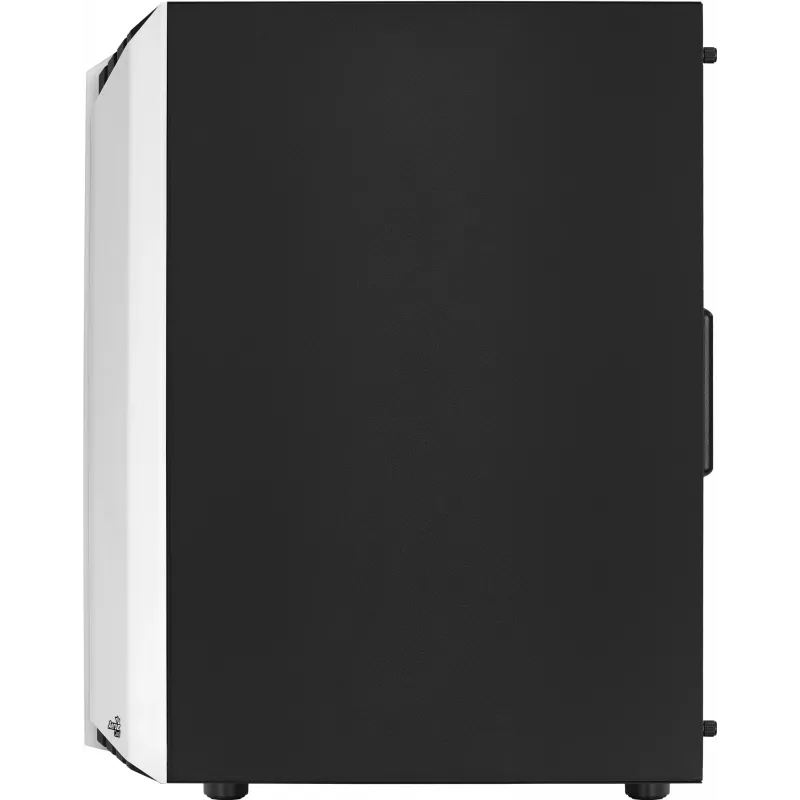 Aerocool Bionic V2 Midi-Tower PC-Gehäuse, ATX / micro ATX / Mini-ITX, gehärtetes Glas, RGB, Weiß