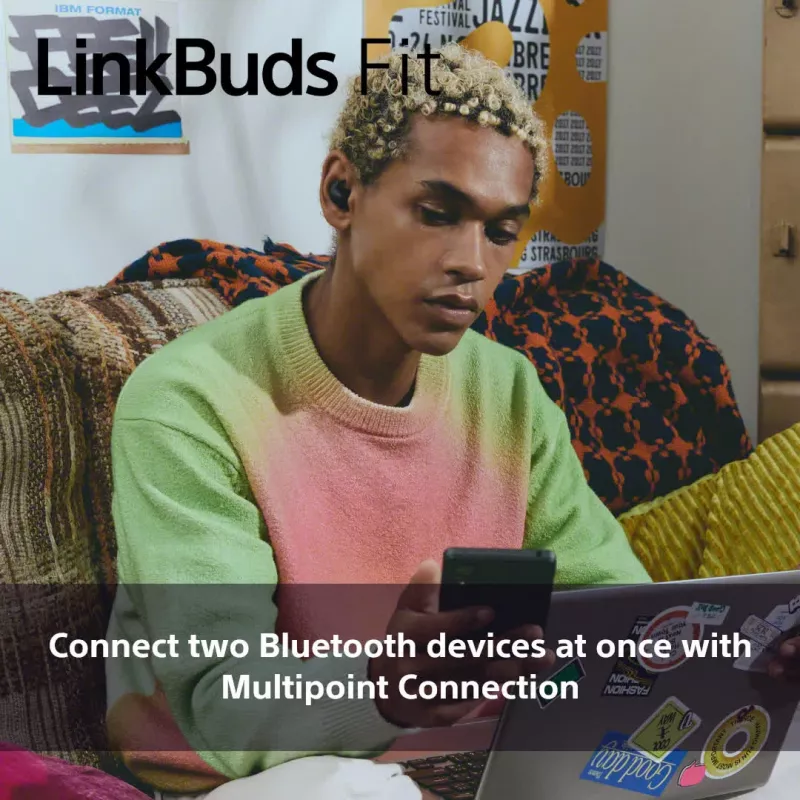 Sony LinkBuds Fit WFLS910NW Kopfhörer/Headset Kabellos In-Ear Anrufe/Musik Bluetooth Weiß