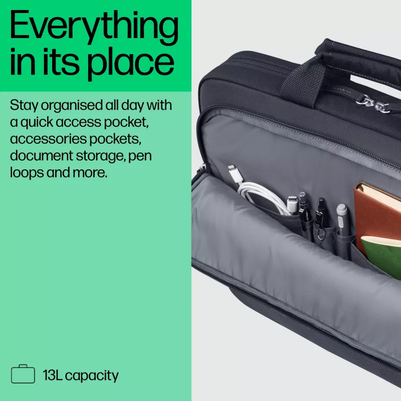 HP Everyday 16-Zoll Laptoptasche, Aktentasche, 40,9 cm (16,1 Zoll), Schultergurt, 510 g