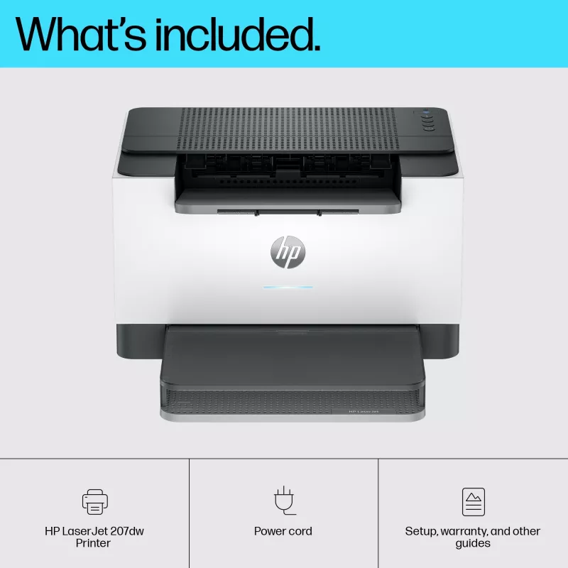 HP LaserJet M207dw Drucker, Laser, 600 x 600 DPI, A4, 27 Seiten/min, Duplexdruck, Grau, Weiß