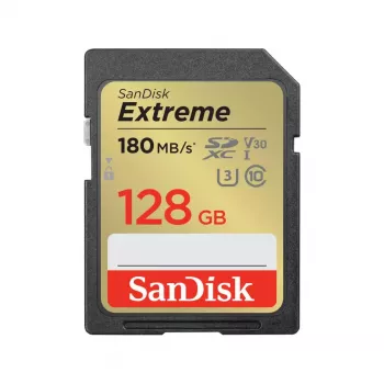 SanDisk Extreme SDXC-Speicherkarte 128GB, UHS-I, U3, V30 (SDSDXVA-128G-GNCIN)