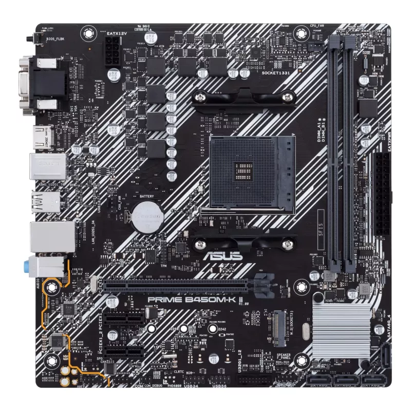 ASUS Prime B450M-K II AMD B450 Sockel AM4 micro ATX