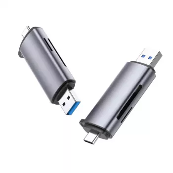 Ugreen 50706 Kartenleser USB/Micro-USB Silber