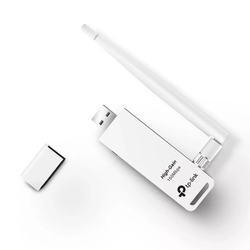 TP-Link TL-WN722N Netzwerkadapter, WLAN 150 Mbit/s, USB, Wi-Fi 4, 2,4 GHz