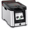 Tefal Clear Duo FR600D10 Fritteuse, 3,5 l, 2000 W, Edelstahl/Schwarz