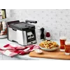 Tefal Clear Duo FR600D10 Fritteuse, 3,5 l, 2000 W, Edelstahl/Schwarz