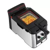 Tefal Clear Duo FR600D10 Fritteuse, 3,5 l, 2000 W, Edelstahl/Schwarz