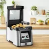 Tefal Clear Duo FR600D10 Fritteuse, 3,5 l, 2000 W, Edelstahl/Schwarz