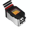 Tefal Clear Duo FR600D10 Fritteuse, 3,5 l, 2000 W, Edelstahl/Schwarz