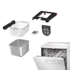 Tefal Clear Duo FR600D10 Fritteuse, 3,5 l, 2000 W, Edelstahl/Schwarz