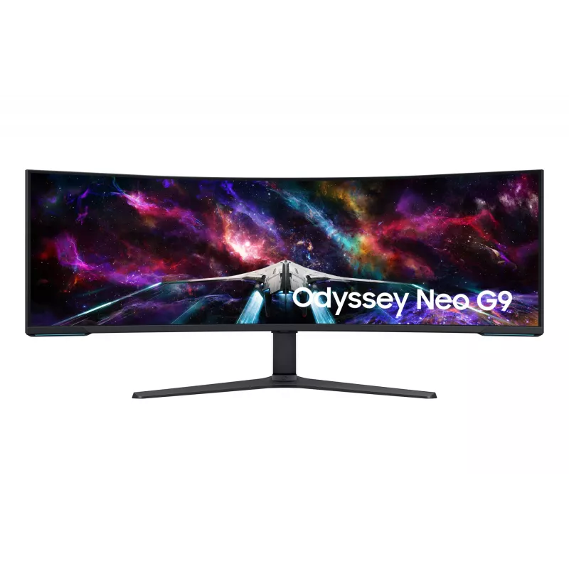 Samsung G95NC Computermonitor 144,8 cm (57 Zoll) 7680 x 2160 Pixel Dual UHD LED Schwarz, Weiß