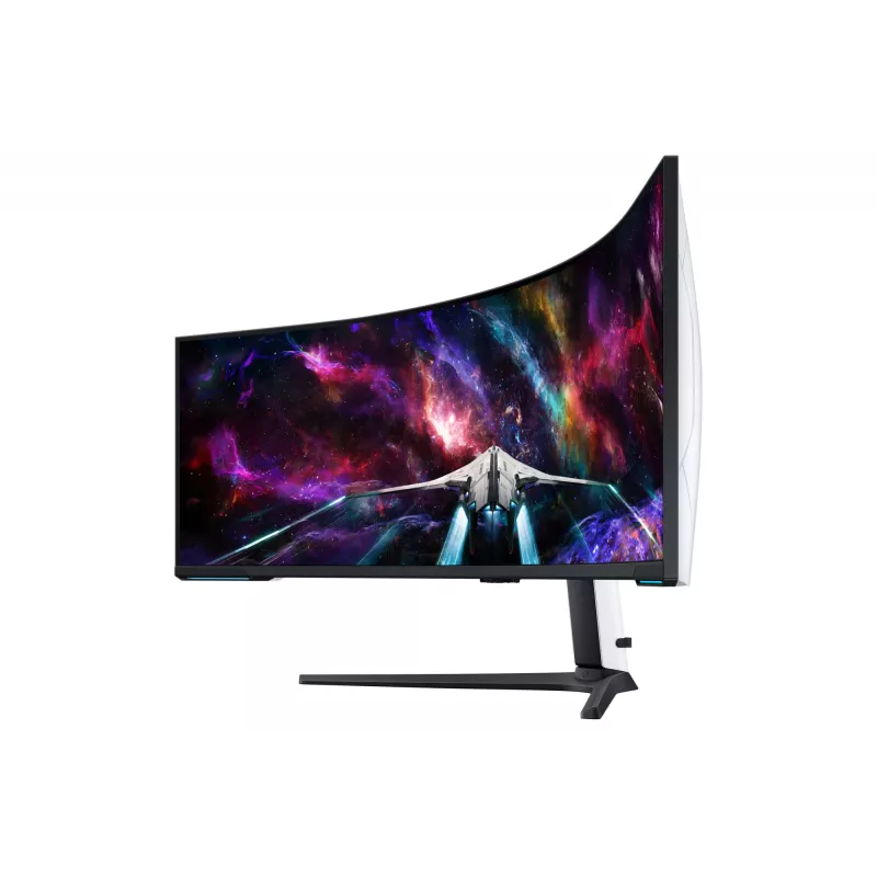 Samsung G95NC Computermonitor 144,8 cm (57 Zoll) 7680 x 2160 Pixel Dual UHD LED Schwarz, Weiß