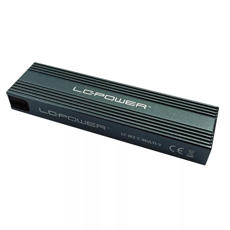 LC-Power LC-M2-C-NVME-3 M.2 NVMe SSD-Gehäuse, USB 3.2