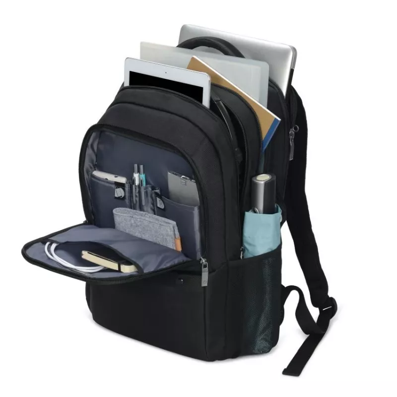 DICOTA Eco Backpack Select - 13-15.6 Zoll Notebook Rucksack - Schwarz / Recyceltes PET