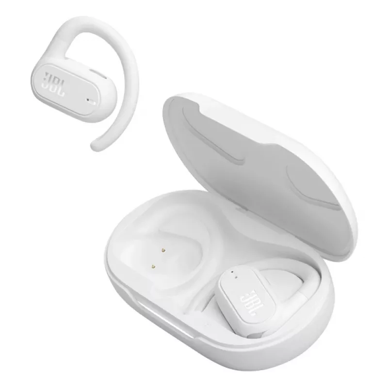 JBL Soundgear Sense Kopfhörer True Wireless Stereo (TWS) Ohrbügel Anrufe/Musik USB Typ-C Bluetooth Weiß