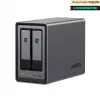 Ugreen NASync DXP2800 NAS-System 2-Bay Kompakt Intel® N N100 8 GB DDR5 0 TB UGOS Pro Schwarz
