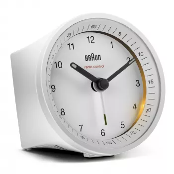 Braun BC07W-DCF Quarzwecker Weiß