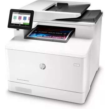 HP Color LaserJet Pro MFP M479fnw, Drucken, Kopieren, Scannen, Faxen, E-Mail, Scannen an E-Mail/PDF; 50-Blatt ungekrümmter ADF