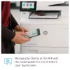 HP Color LaserJet Pro MFP M479fnw, Drucken, Kopieren, Scannen, Faxen, E-Mail, Scannen an E-Mail/PDF; 50-Blatt ungekrümmter ADF