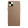 Apple FineWoven Case mit MagSafe iPhone 15 Plus Taupe