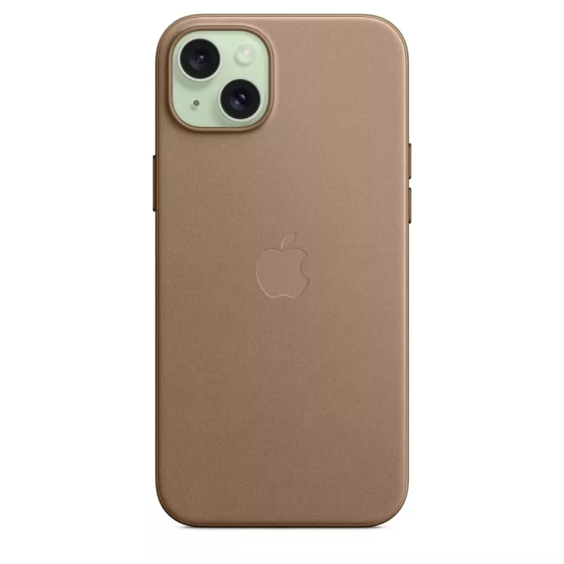 Apple FineWoven Case mit MagSafe iPhone 15 Plus Taupe