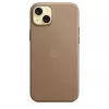 Apple FineWoven Case mit MagSafe iPhone 15 Plus Taupe
