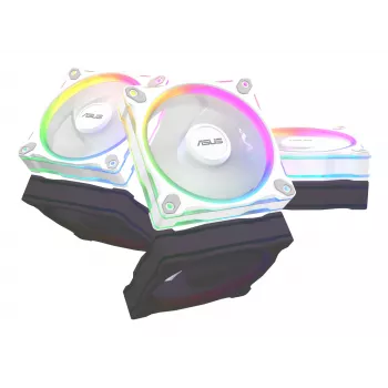 Gehäuselüfter ASUS Prime MR120 120 mm 1600 RPM Weiß (3er-Pack, LED, 58 CFM, 23 dB)