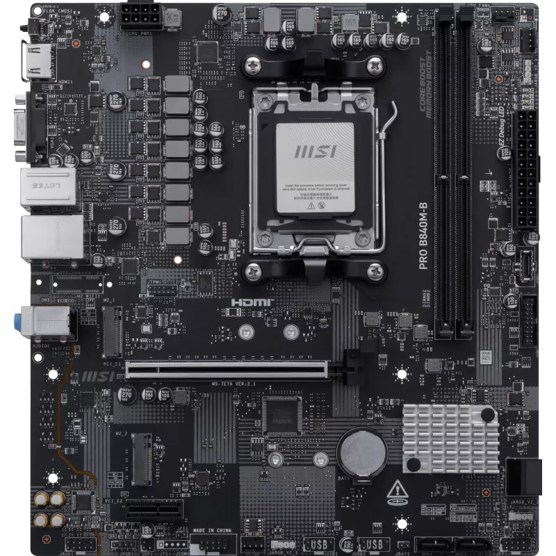 MSI PRO B840M-B Mainboard AMD B840 Sockel AM5 micro ATX