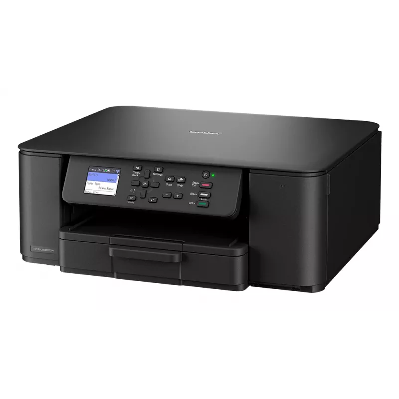 Brother 3-in-1 Kompakter kabelloser Tintenstrahldrucker DCP-J1310DW, Tintenstrahl, Farbdruck, 1200 x 6000 DPI, Farbkopieren, A4, Schwarz