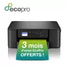 Brother 3-in-1 Kompakter kabelloser Tintenstrahldrucker DCP-J1310DW, Tintenstrahl, Farbdruck, 1200 x 6000 DPI, Farbkopieren, A4, Schwarz