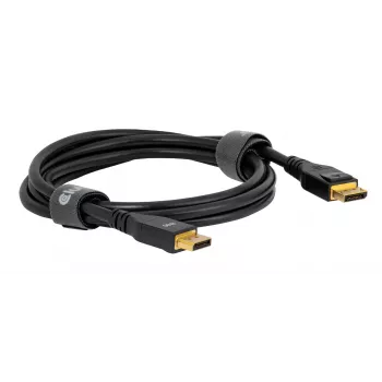 Club 3D CAC-1094 DisplayPort 2.1 VESA DP80 zertifiziertes Kabel 8K 240 Hz, 2 m (6,56 ft), Schwarz