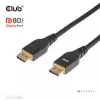 Club 3D CAC-1094 DisplayPort 2.1 VESA DP80 zertifiziertes Kabel 8K 240 Hz, 2 m (6,56 ft), Schwarz