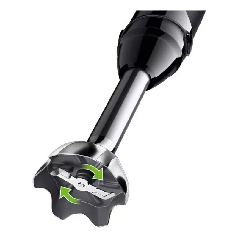 Braun MultiQuick 5 Pro MQ55755M Stabmixer 1000 W, 25+1 Geschwindigkeiten, Metallfuß, Messbecher, Schneebesen, Schwarz