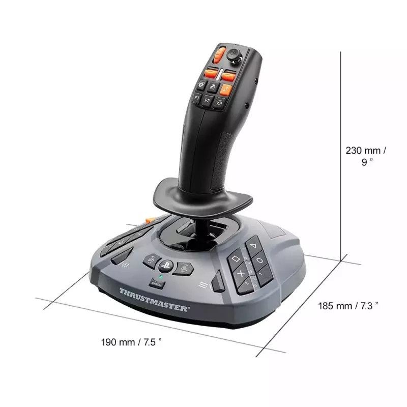 Thrustmaster SimTask FarmStick Schwarz Flightstick Analog / Digital PC, PlayStation 5