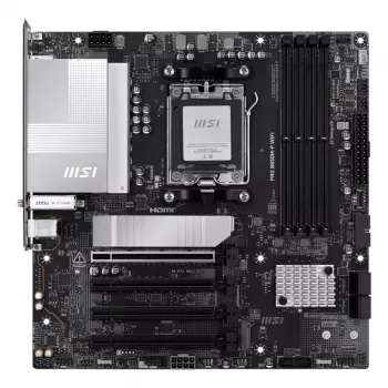 Motherboard MSI PRO B850M-P WIFI micro ATX, AMD B850, Sockel AM5, 4×DDR5 DIMM, 3×M.2, Wi‑Fi 7, 5Gb LAN