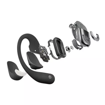 SHOKZ OpenFit 2+ Kopfhörer Kabellos Ohrbügel, Im-Ohr Anrufe/Musik Bluetooth Schwarz
