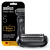 Scherkopf BRAUN Series 5 54 B — 1 Ersatzkopf, schwarz Edelstahl