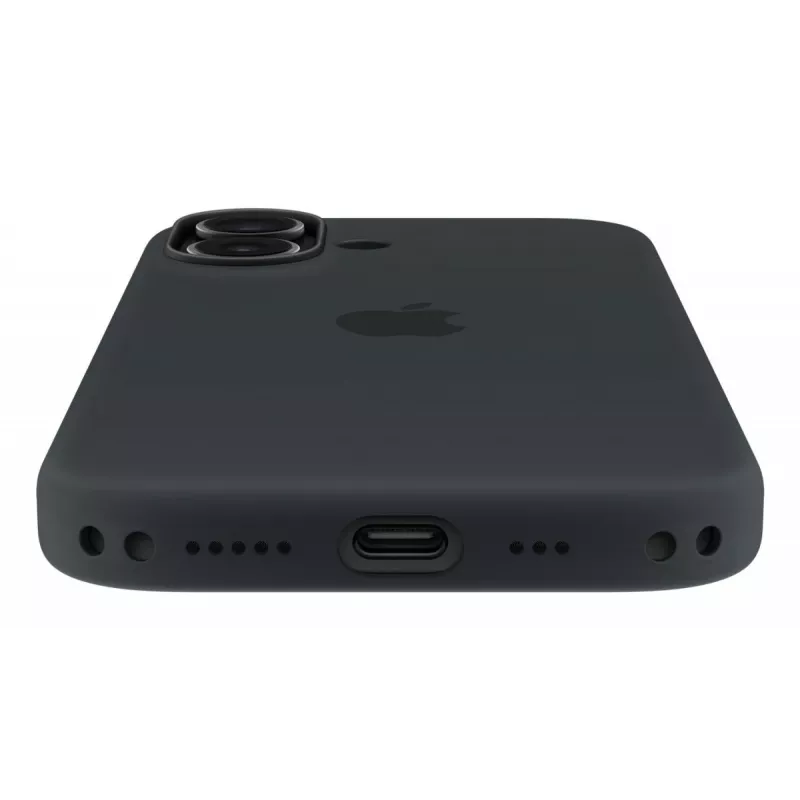 Apple Silicone Case mit MagSafe iPhone 17 Schwarz