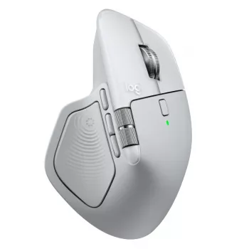 LOGITECH MX Master 4 für Mac - Kabellose Maus - Weiß-Silber